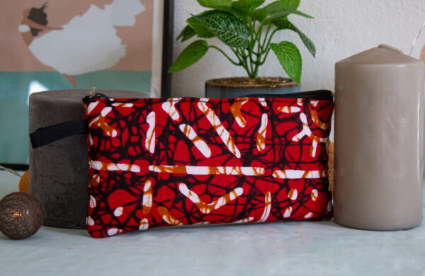 Trousse Rectangulaire "Cotonou" rouge