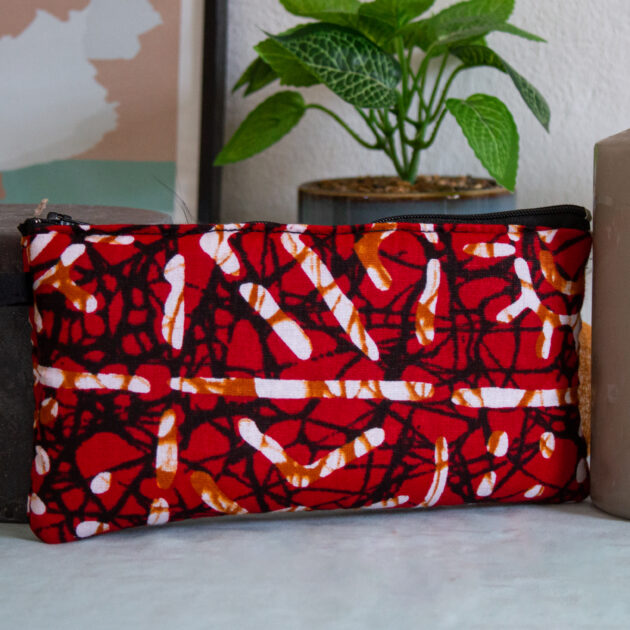 Trousse Rectangulaire "Cotonou" rouge