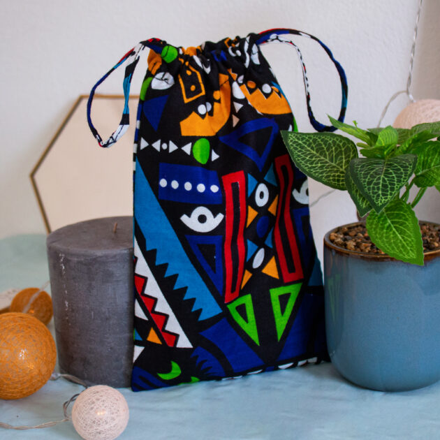 Sac à coulisses multicolore