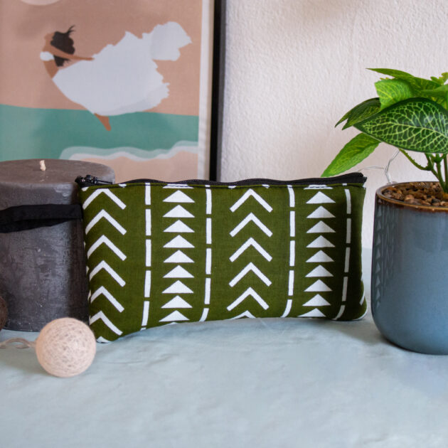 Trousse Rectangulaire "Cotonou" verte