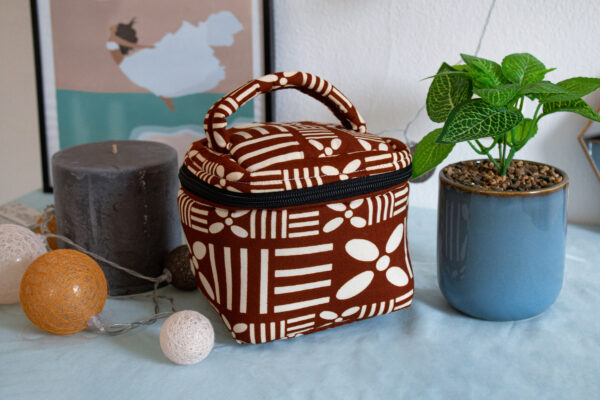 Trousse Cubique marron