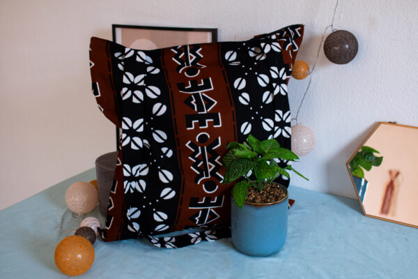 Tote Bag marron/noir