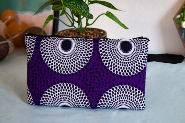 Trousse rectangulaire "Cotonou" violette