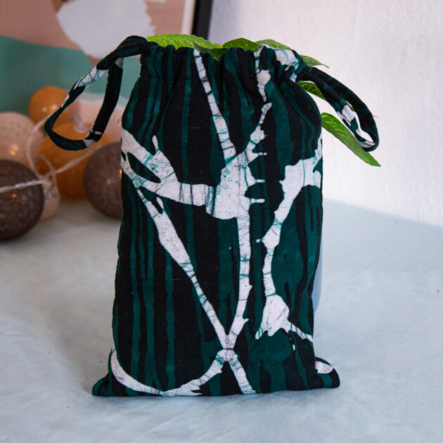 Sac à coulisses vert